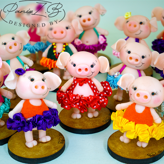 عروسک خوک پانیذ زد بی